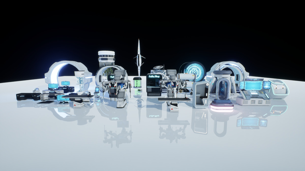 Ultimate Futuristic Props Bundle – Complete Collection (Vol.1–4)