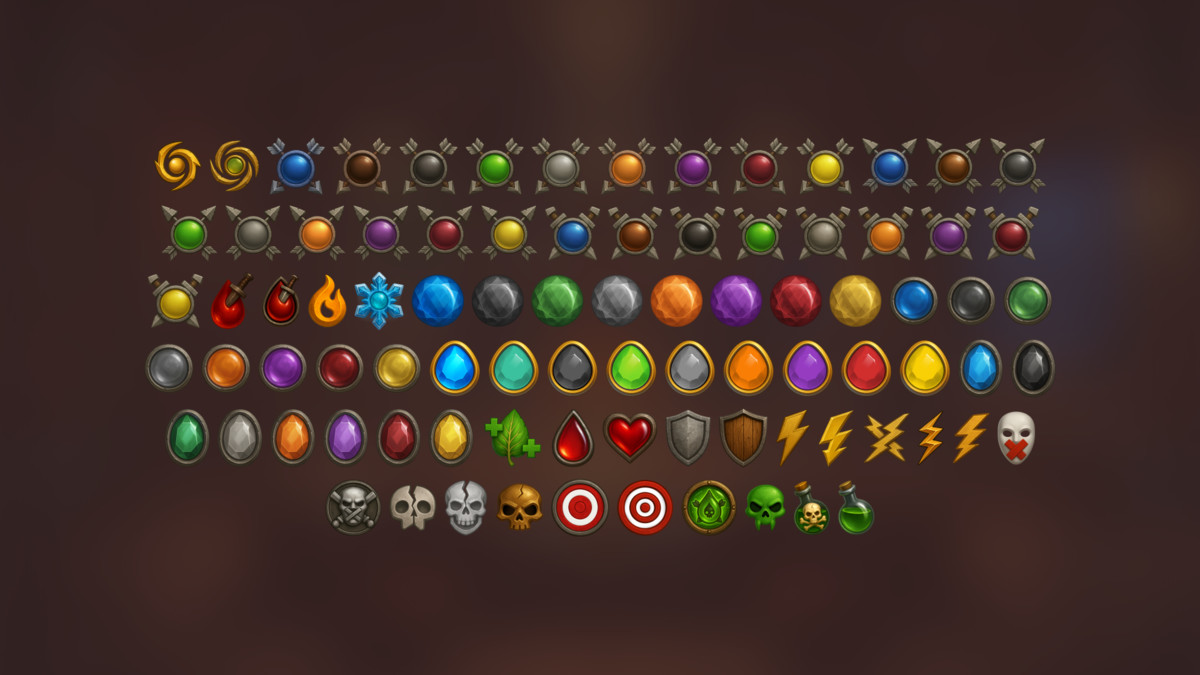 Card Battler Game Assets Pack for Fantasy RPG and Strategy Mobile Games