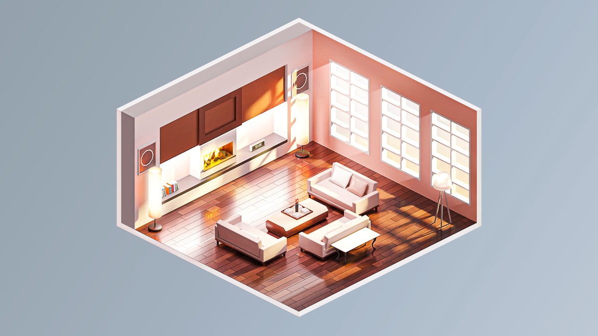 Interior 7 - Low Poly 3D Models Pack