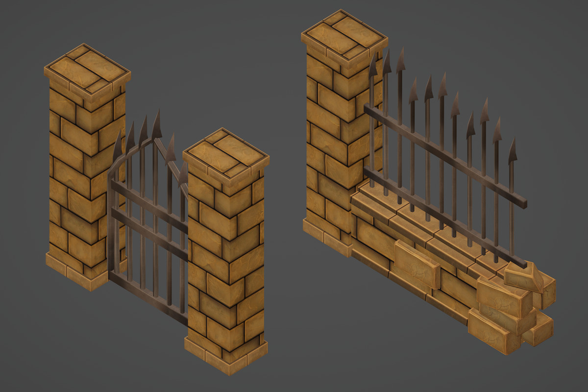 Ruins Forest Environment