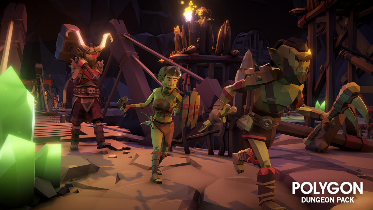 Value Bundle – POLYGON Dungeons Pack and Fantasy Dungeon Map