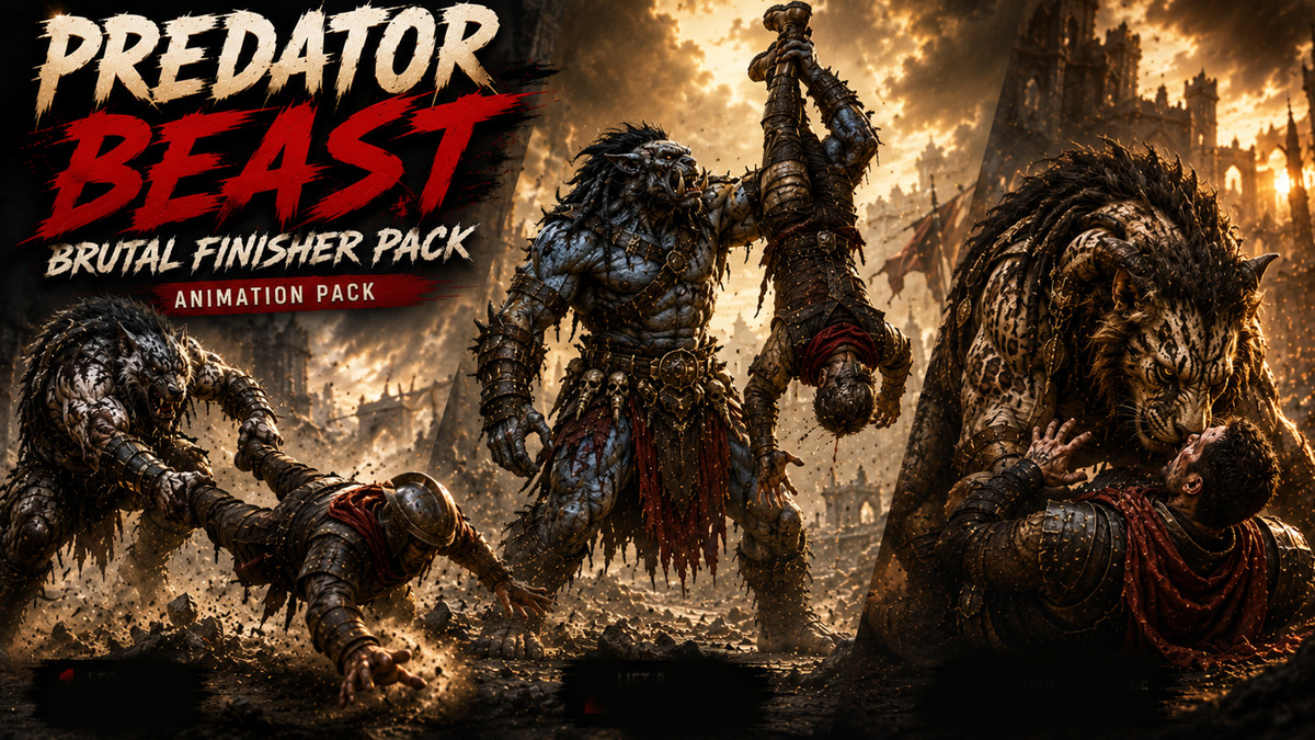 Predator Beast Brutal Finisher Animation Pack