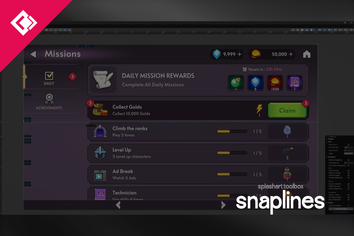 Snaplines - Smart UI Guides & Grids