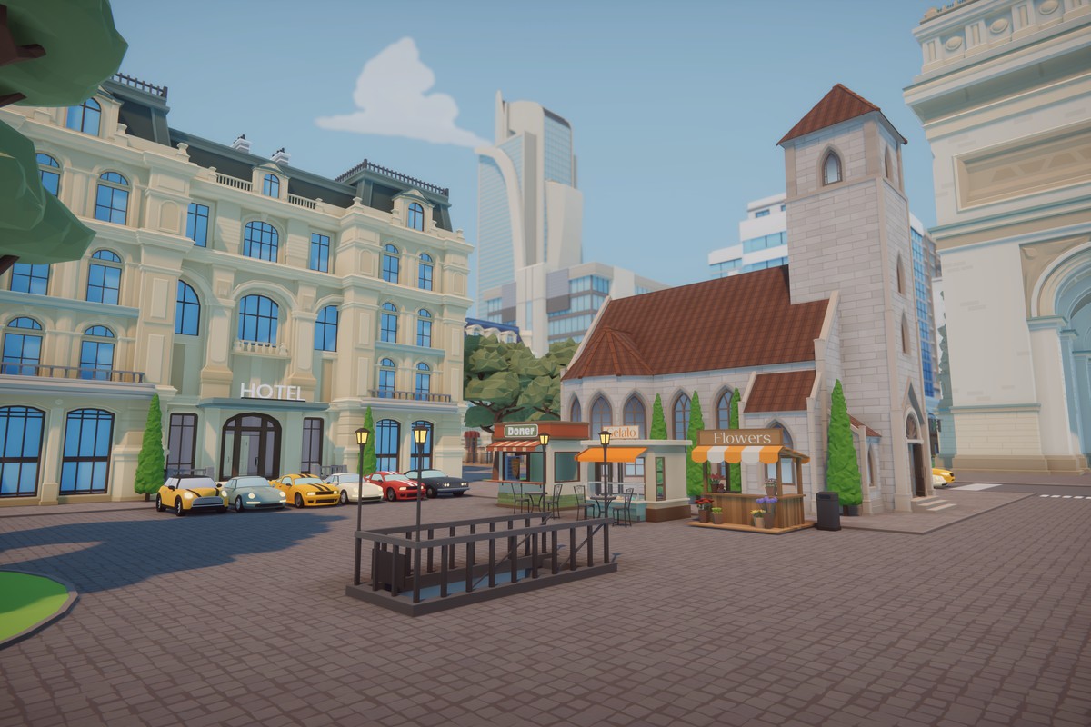 Low Poly Euro City