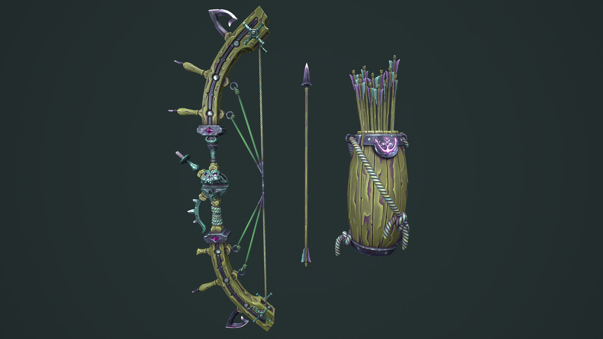 Pirate bow quiver arrow