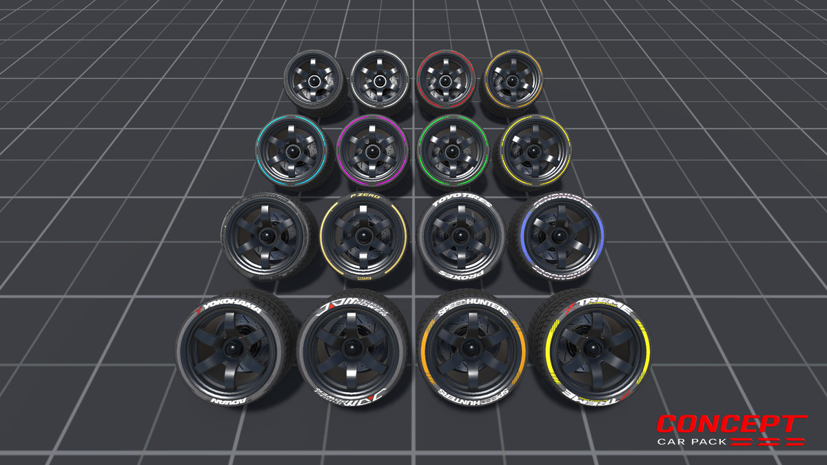Concept Car Pack: 16 Car