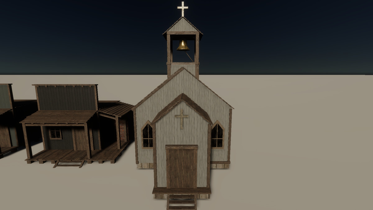 Wild West Town - Realistic Buildings Pack