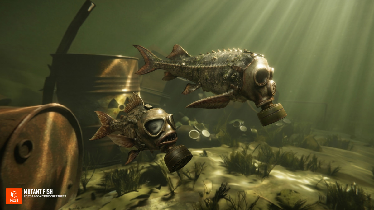 Mutant Fish - Post‑Apocalyptic Creatures