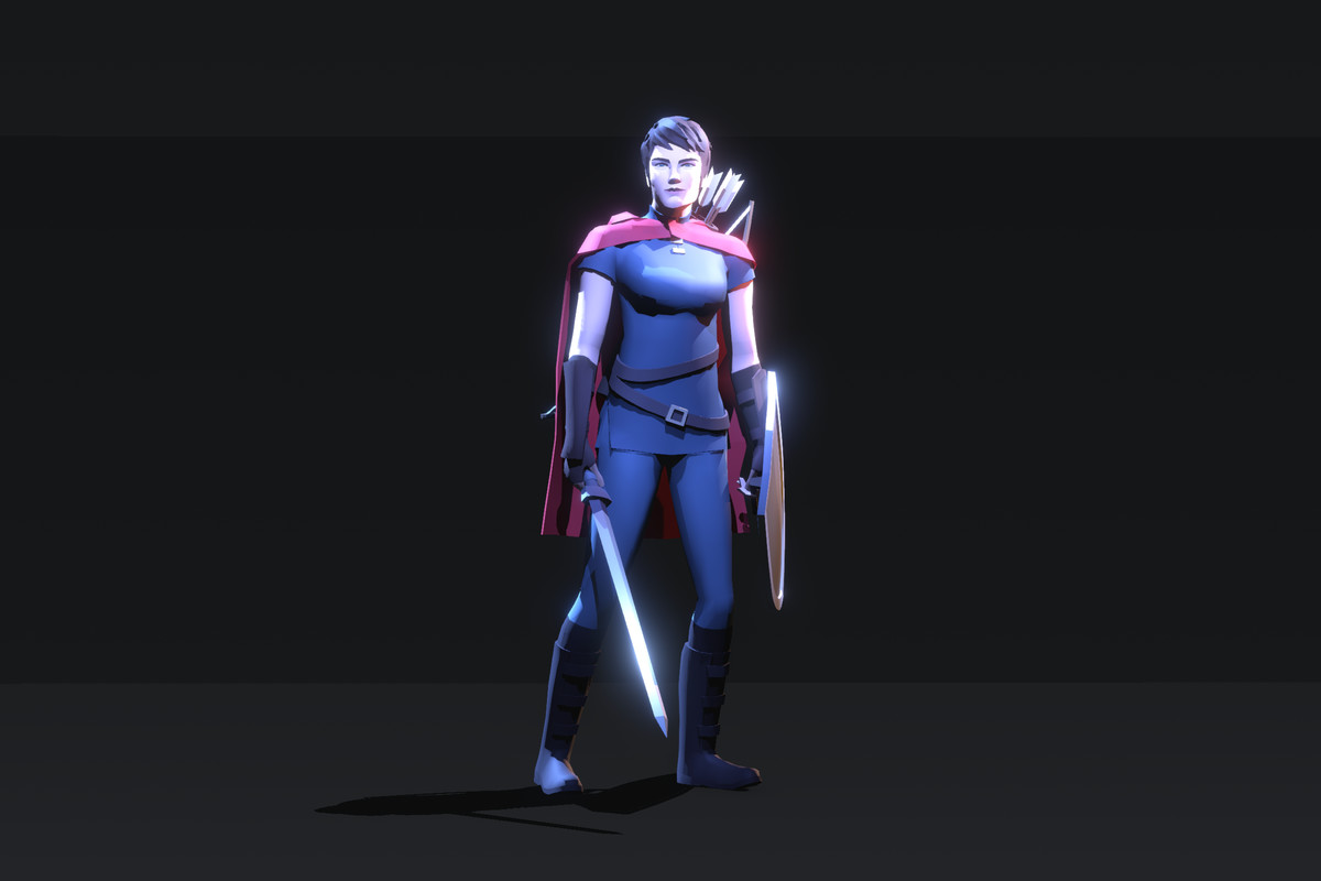 Polyquest Heroes: Warrior I Huntress