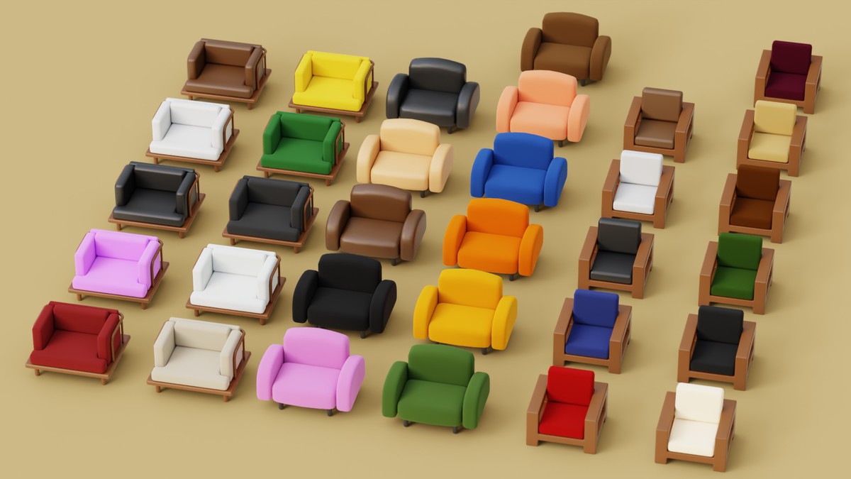 Cozy Furniture - Sofas & Couches Pack