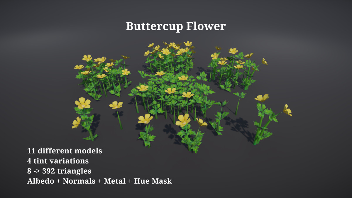 PIDI - COSY: Stylized Grass, Weeds and Wild Flowers Vol. 2