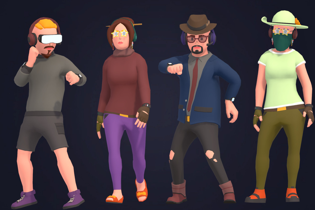 Customizable 3D City Characters Bundle