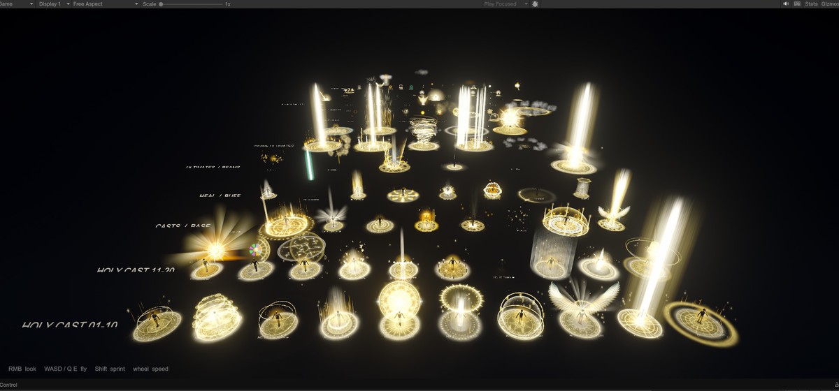 130 Divine Magic VFX: Holy, Fallen & Blood
