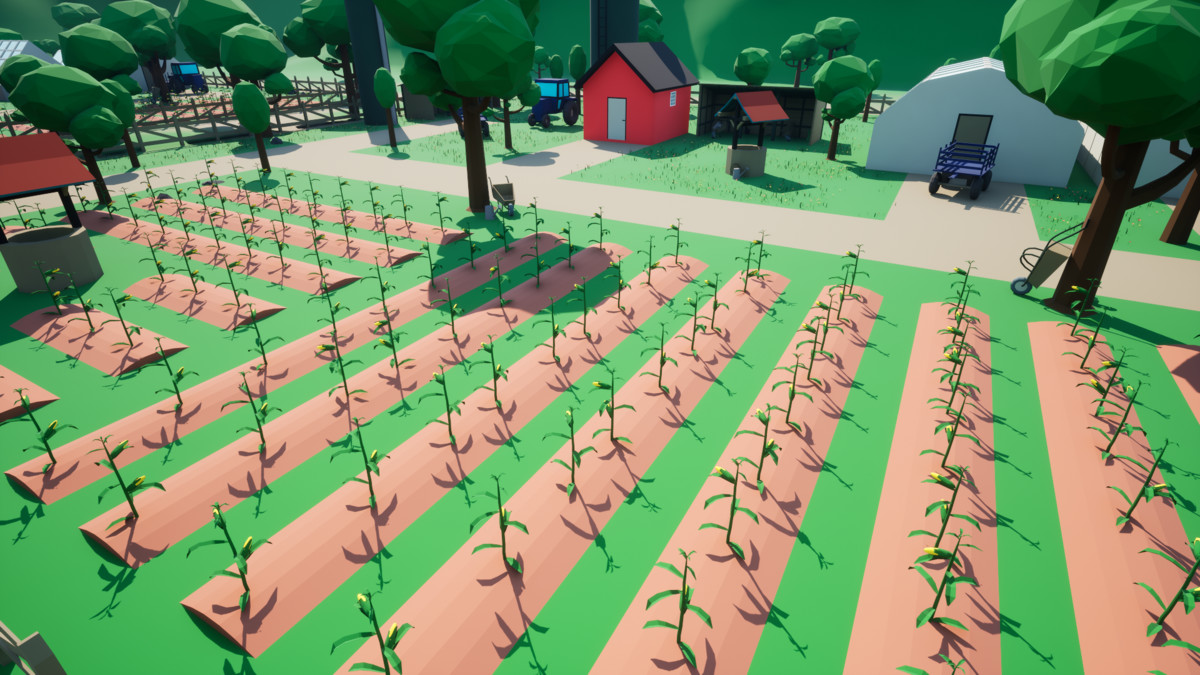 3D Low Poly Farm [Desktop & Mobile]