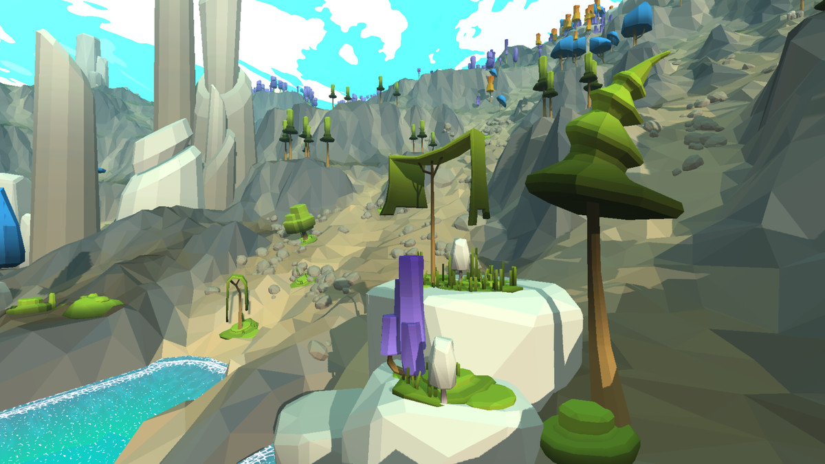 Low Poly Stylized Tiny Forest
