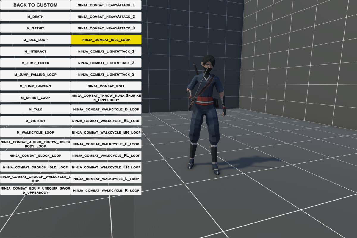 Stylized Ninjas Pack - Animated Characters (Male & Female)