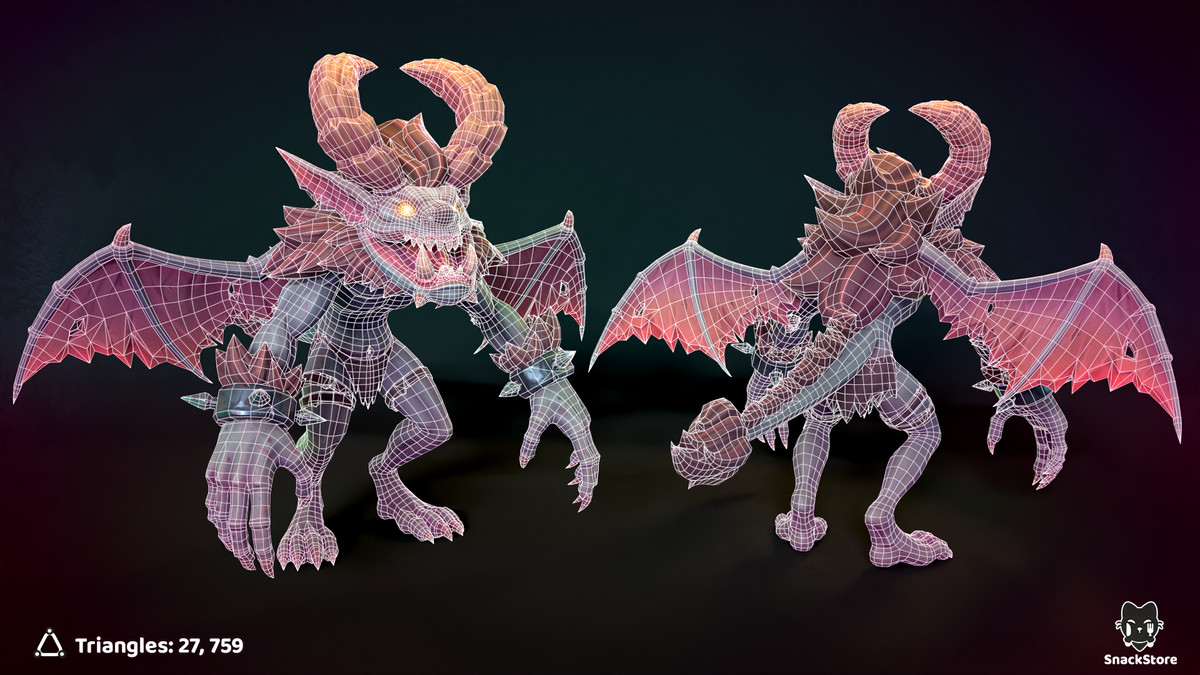 Stylized Fantasy Character (Morvane Duskwing)