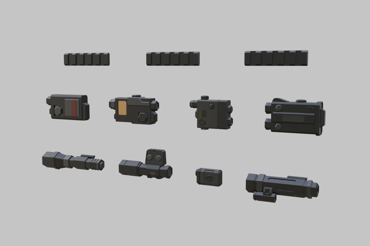 Low Poly Weapon Bundle Pack 3