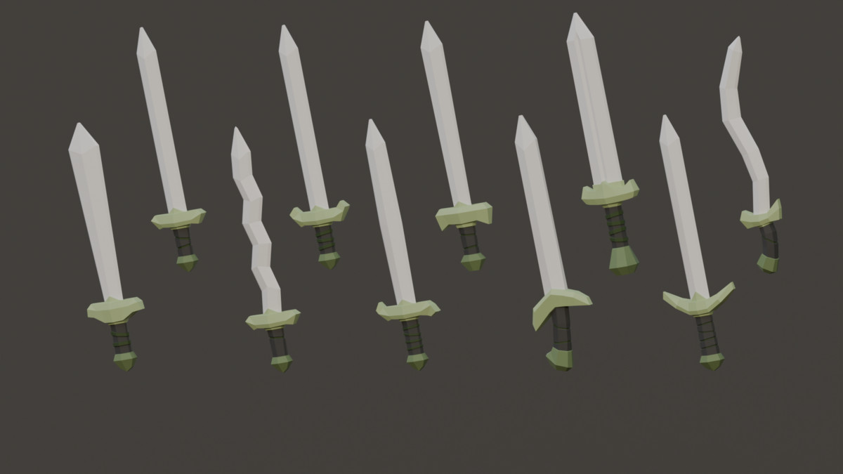 Fantasy Melee Weapons - Low Poly Pack