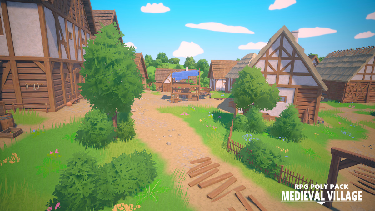 RPG Poly Pack - Medieval Village