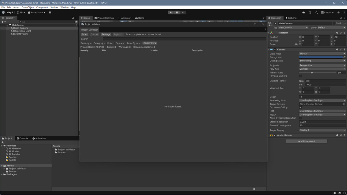 Project Validator
