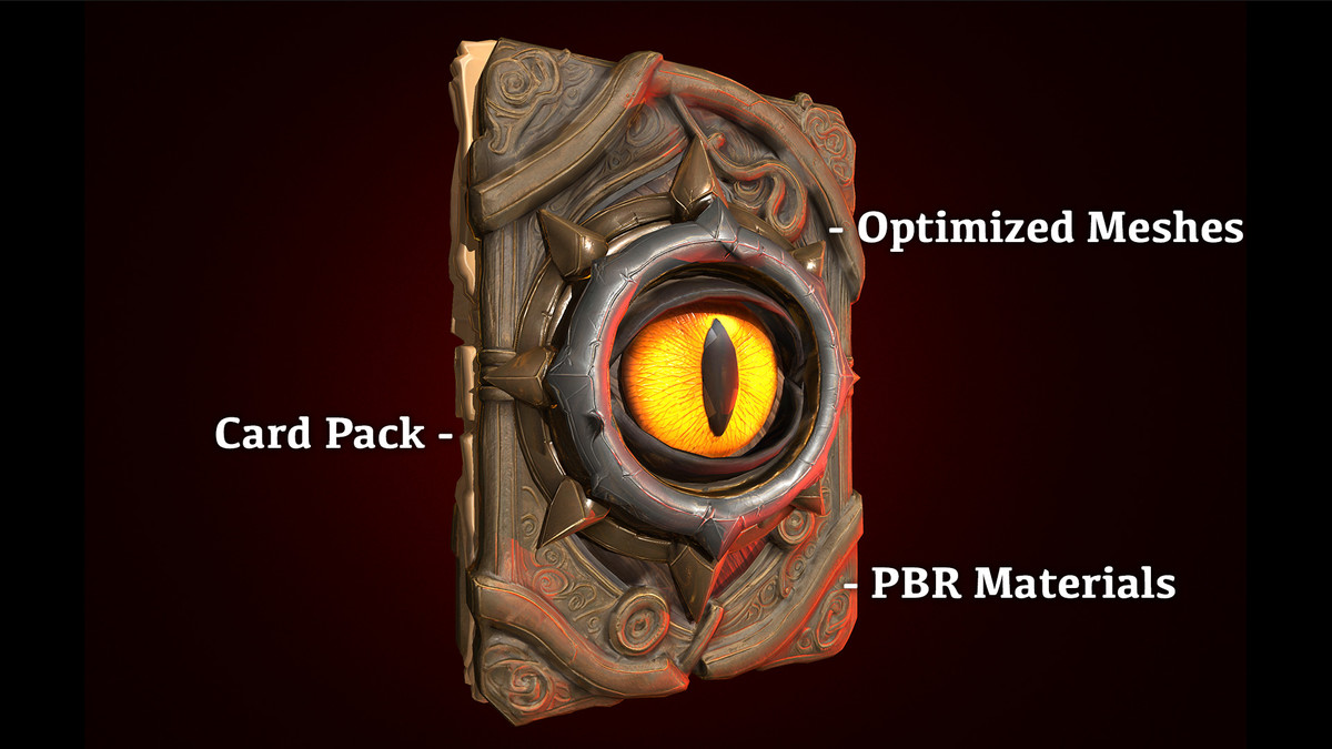 3D Card Template - Vol.4 - TCG, CCG