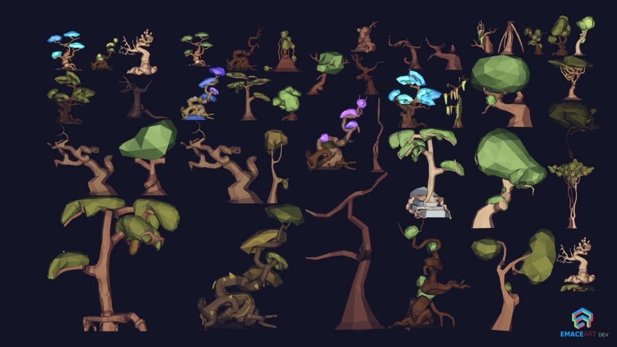 NatureForge PRO: Stylized Forest Pack