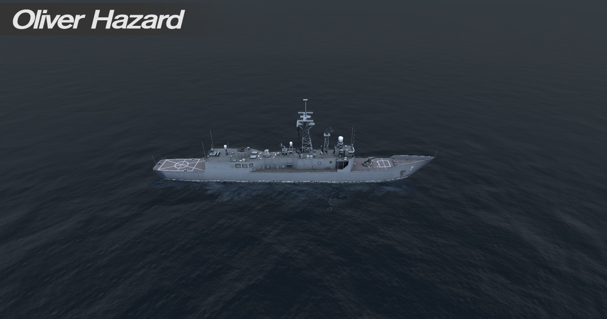 Low Poly Military Warship Collection 9