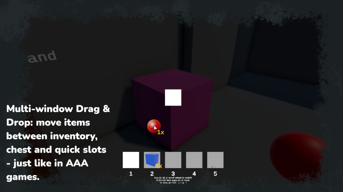 Modular Quick Slot Toolkit (Item Visualizer + Filtered Slots + Chests)