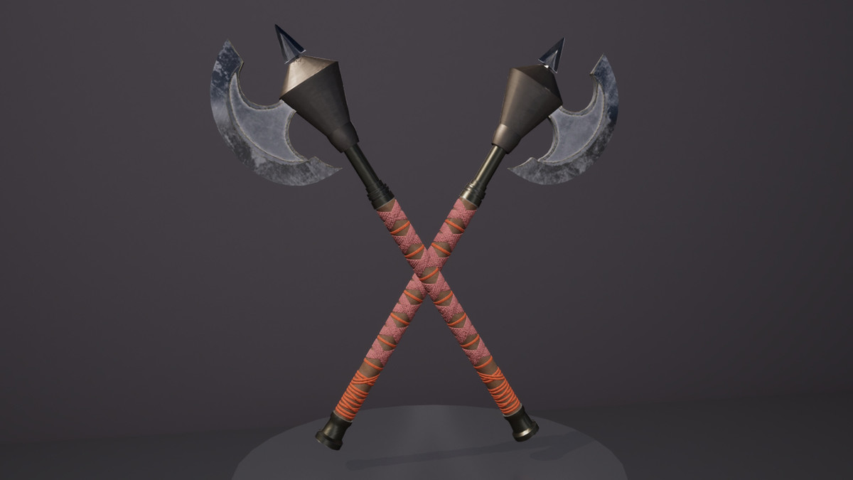 Realistic War Axe Bundle - 4K PBR Weapons
