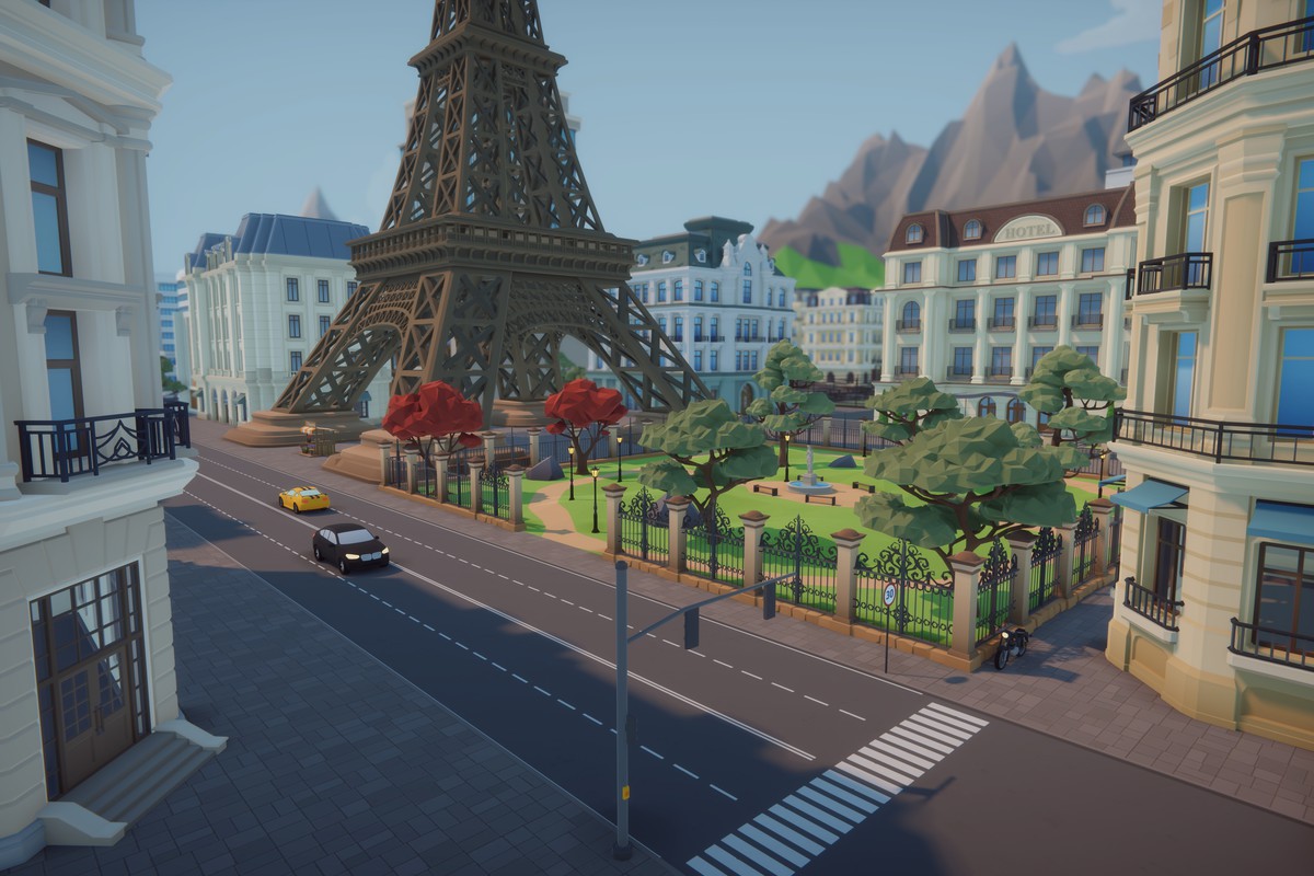 Low Poly Euro City