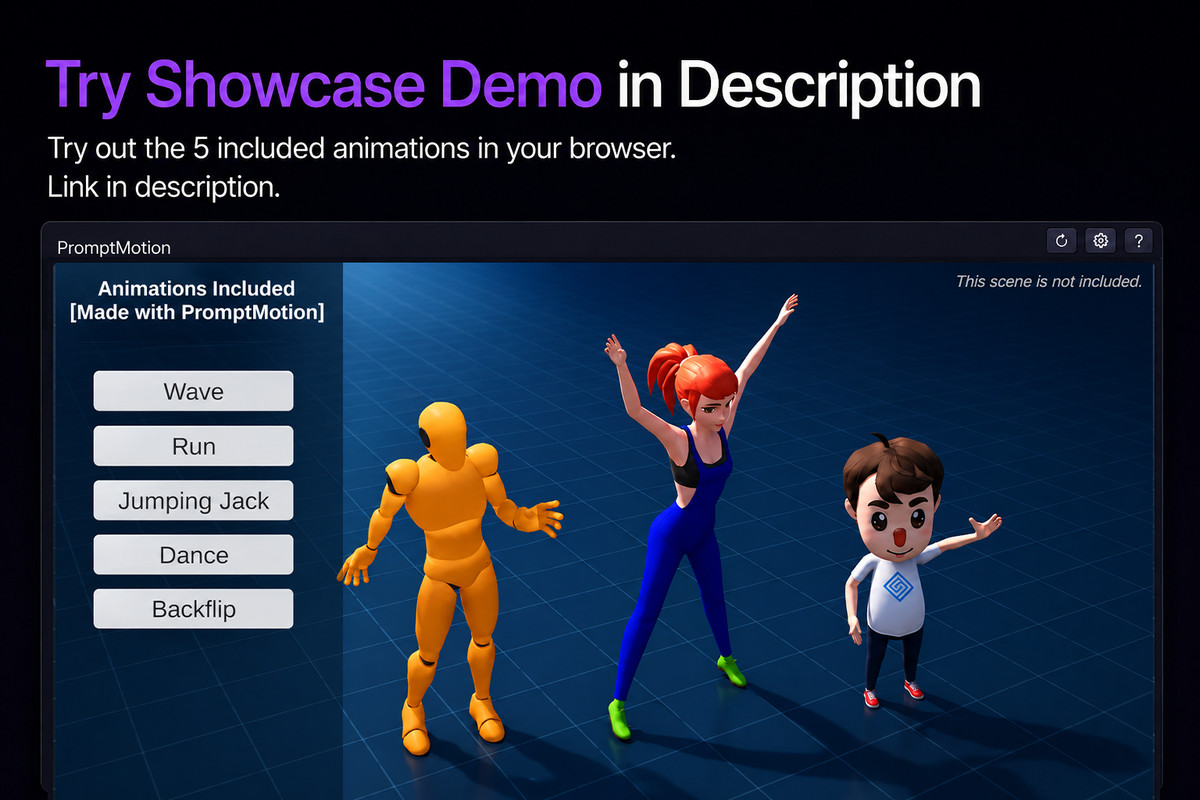 PromptMotion - AI Animation Generator + Library