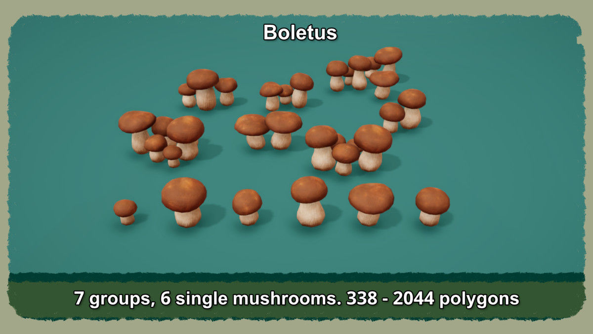 PIDI COSY: Stylized Mushrooms Vol 1