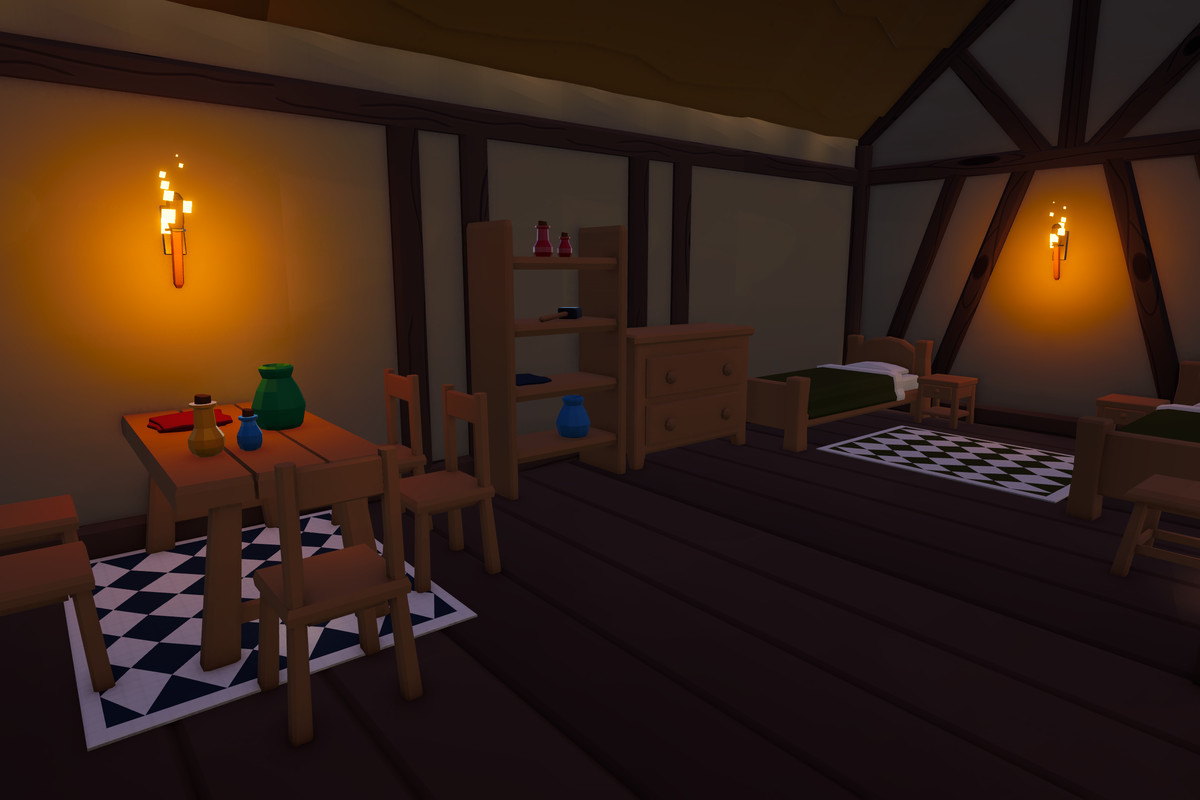 Low Poly Modular Medieval Village Constructor