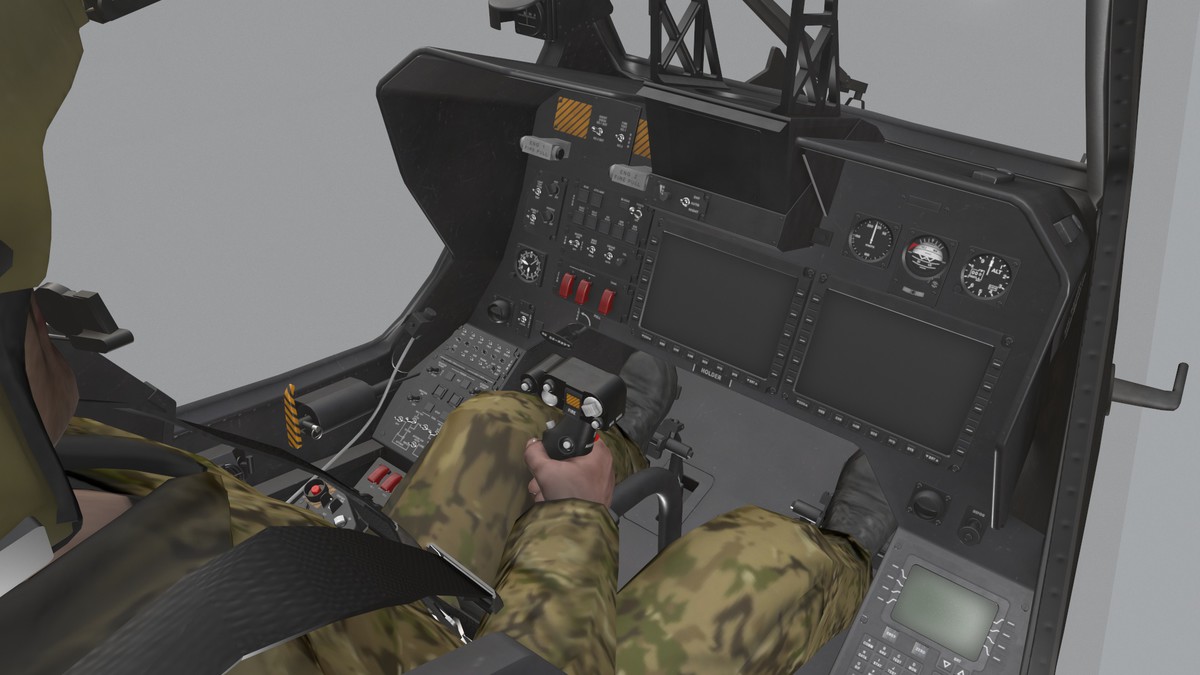 OH-1 Ninja JGSDF Black Complex Animation (445)