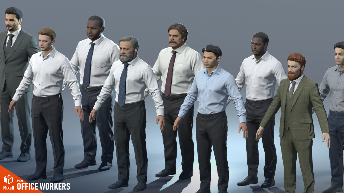 Office workers - city characters pack