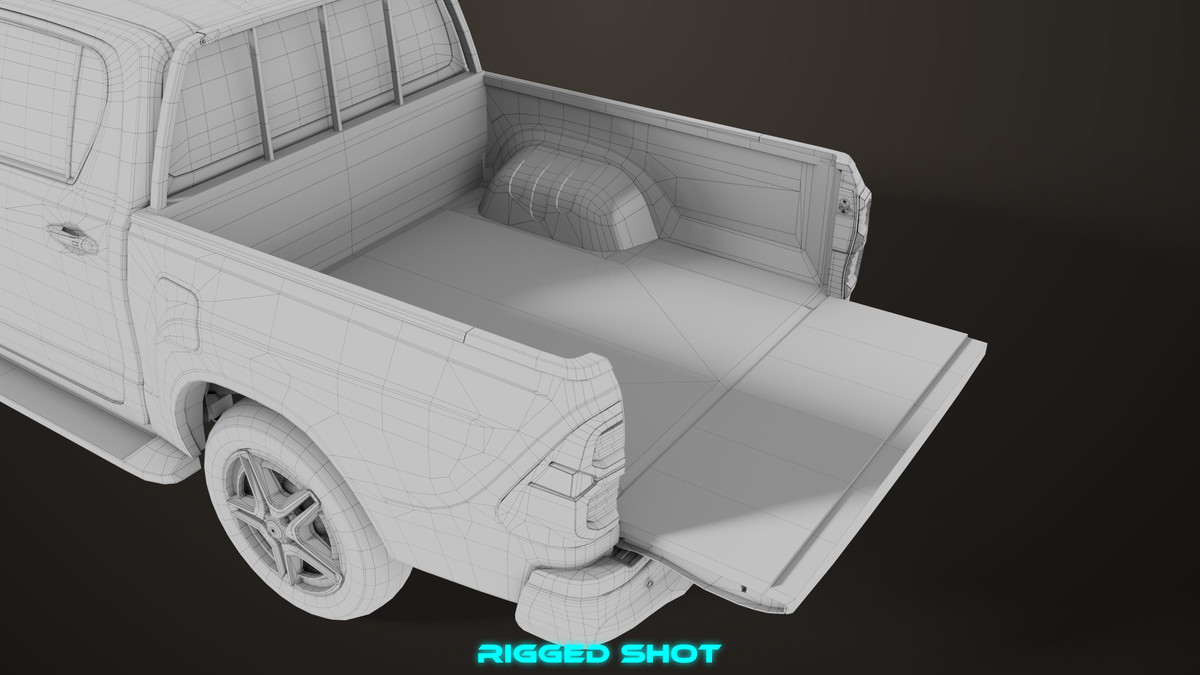 Pickup Truck 04 Brown Dusty URP HDRP Textures