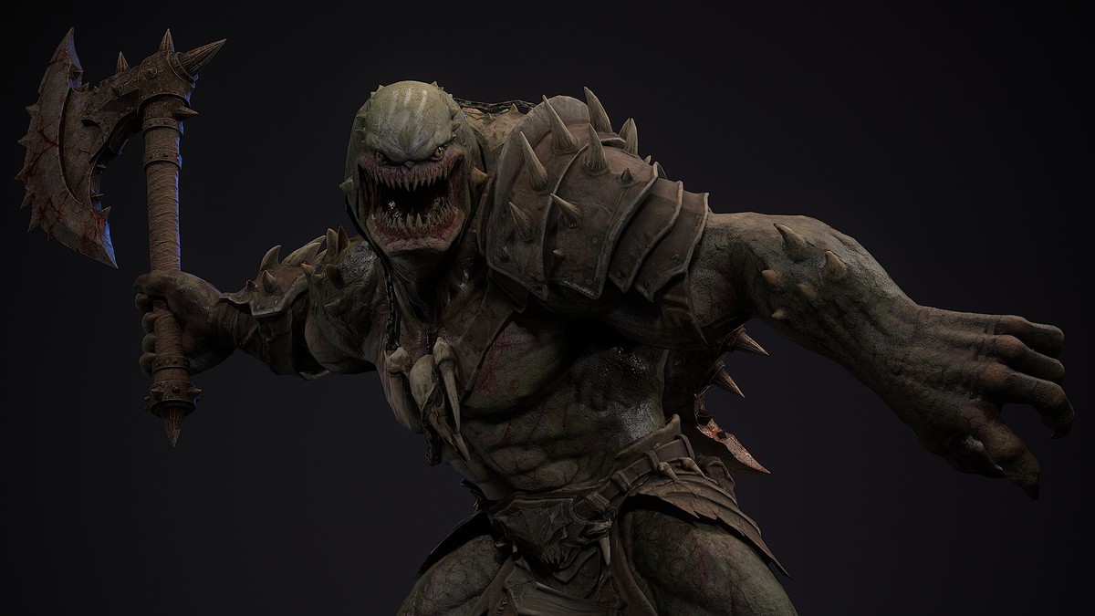 Brutal Warrior Monster