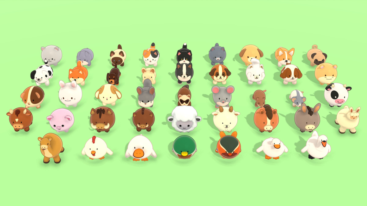 Round & Cube Animals - Pets & Farm
