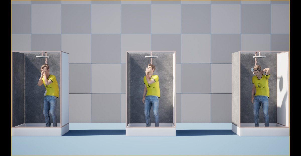 Shower NPC Animation