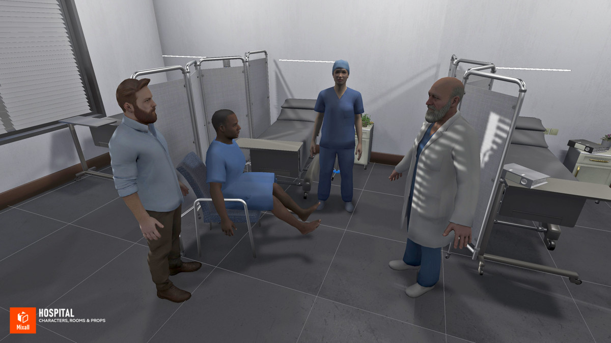 Hospital - Characters, Rooms & Props