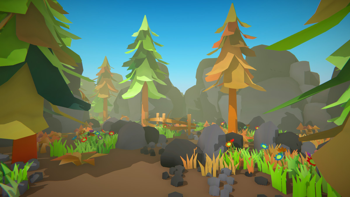 Polygonal Woodlands Nature Asset Package