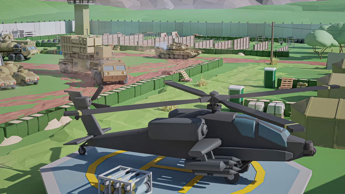 Military 2 - Low Poly 3D Models Pack