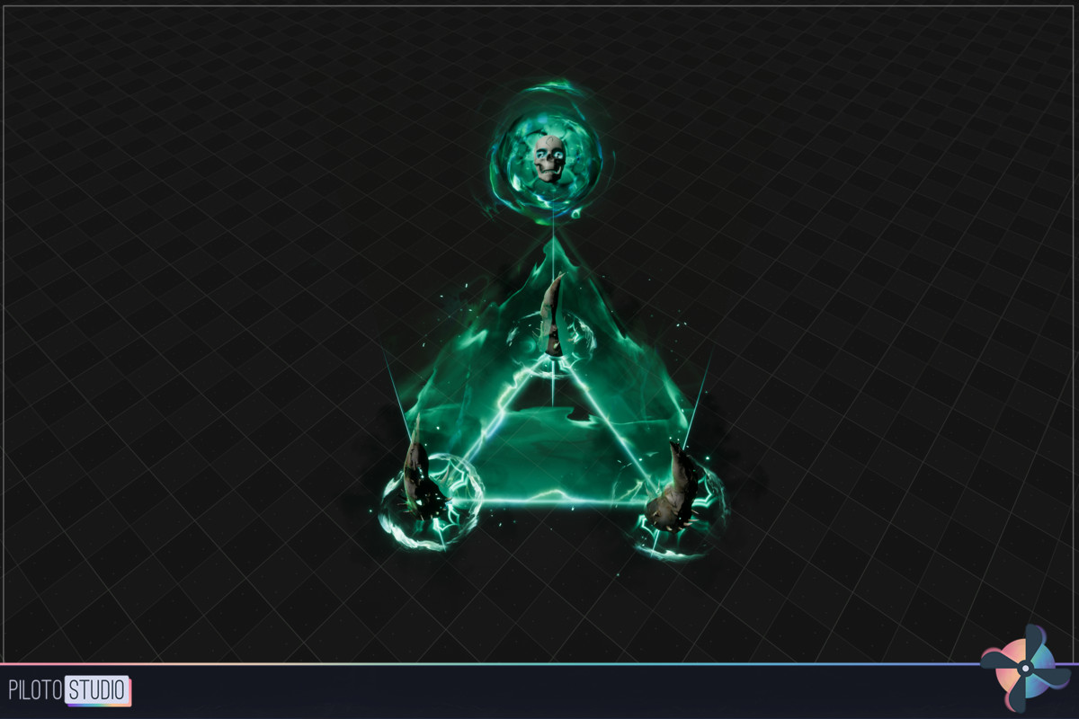 Triangle Burst Magic VFX