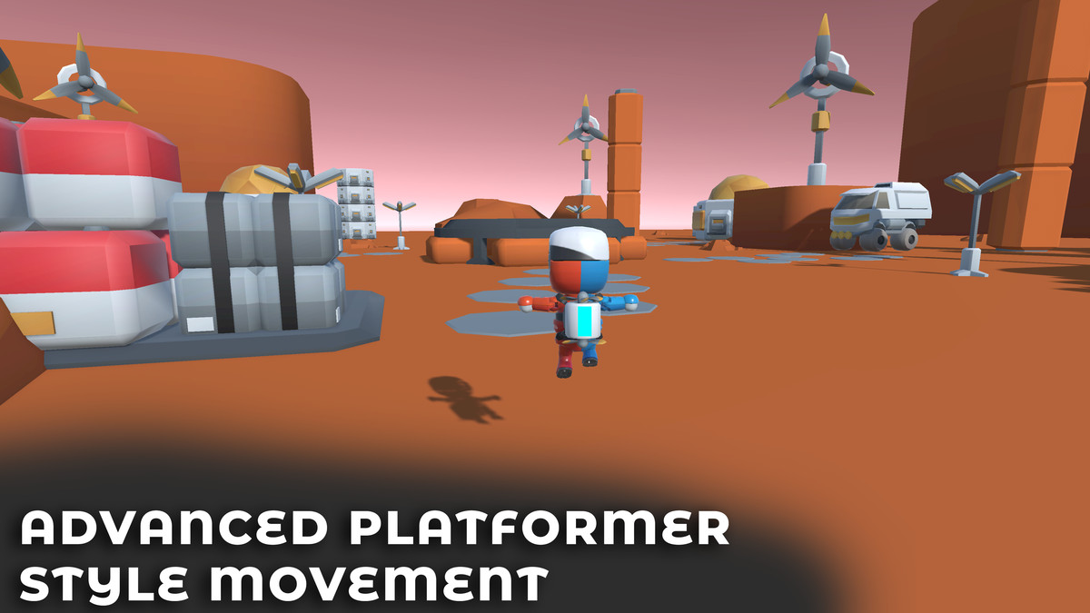 Astronaut Controller | Physics based Sci Fi/Space/Planet Exploration Template