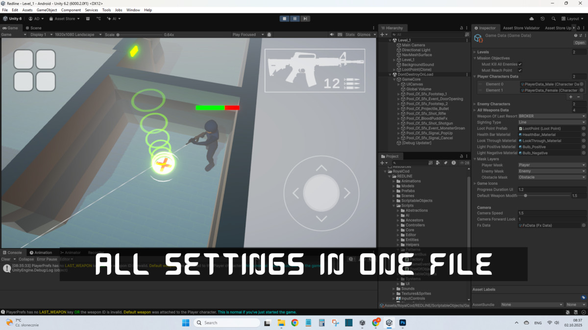 REDLINE : Top-Down Shooter
