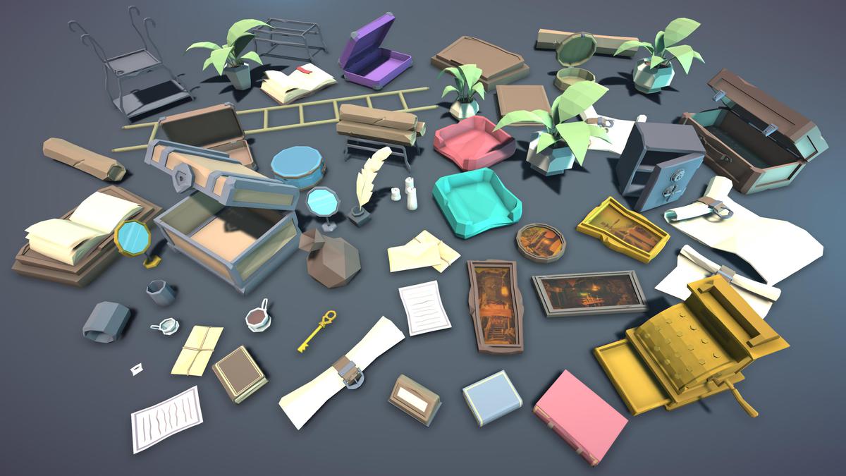 STYLIZED Fantasy Clothing Shop - Low Poly 3D Art