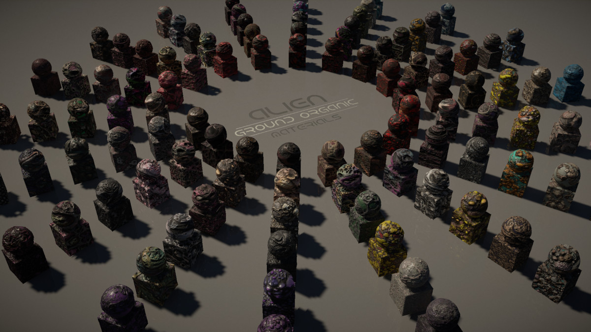 Alien Ground Materials - Organic