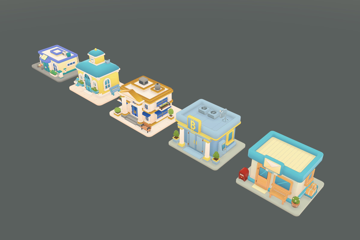 Cozy City - Chibi Stylized Buildings