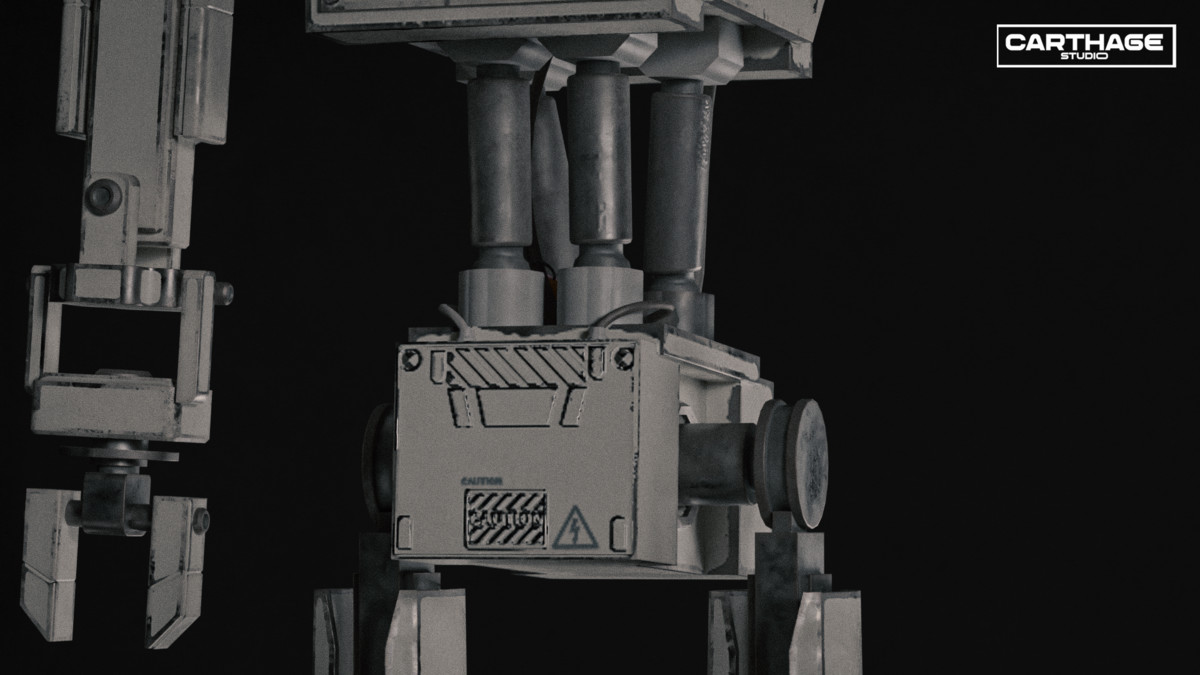 Dome‑Head Security Robot NPC